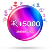 تصویر ۵۰۰۰ پروفایل ویزیت پیج اینستاگرام 