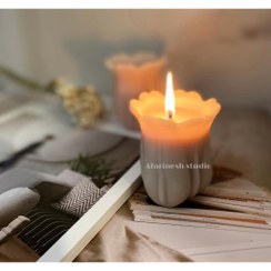 تصویر شمع گل لاله 
