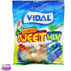 تصویر پاستیل شکری میکس ( بدون گلوتن ) 100 گرم ویدال – vidal 