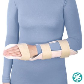 تصویر آتل اورژانسی مچ دست طب و صنعت ا Emergency wrist splint Emergency wrist splint
