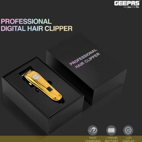 تصویر ماشین اصلاح دیجیتال حرفه ای جیپاس مدل GTR57502 Geepas Professional Digital Hair Clipper- GTR57502