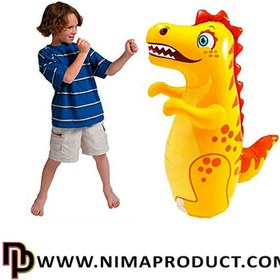 تصویر کیسه بوکس اینتکس مدل ببر Intex Tiger Inflatable Bop Bag Toy