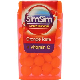 تصویر خوشبو کننده دهان حاوی ویتامین ث سیم سیم 15 گرم Mouth Freshener + Vitamin C Sim Sim 15g