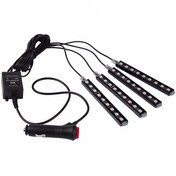 تصویر کیت نورپردازی خودرو اتمسفر لایت ۴ عدد ریموت دار 