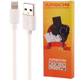 تصویر کابل آیفونی فست شارژ Arson AN-M6 2.1A 1m Arson AN-M6 2.1A 1m Lightning Cable