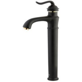 تصویر شیر روشویی   شودر   مدل  لوکا    پایه بلند طلایی shouder basin faucet   Luca