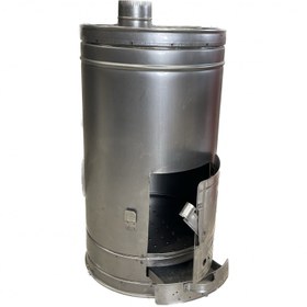 تصویر بخاری هیزمی مدل گرد75cm 