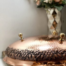 تصویر میوه خوری مسی جدید(مدل گلبرگ) 