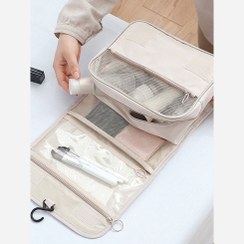 تصویر کیف آرایشی مسافرتی در چهار رنگ 