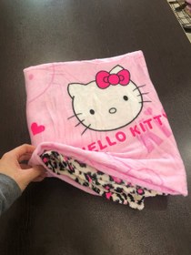 تصویر پتو مسافرتی مدل hello kitty 