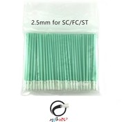تصویر تمیز کننده گوش پاکنی فیبر نوری مدل 2.5mm SC/FC/ST 2.5mm fiber optic foam swab
