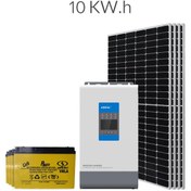 تصویر برق خورشیدی 10 کیلووات ساعت ا Solar Package 10KWh DOD50% Solar Package 10KWh DOD50%