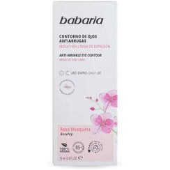 تصویر سرم دور چشم ضد چروک حاوی عصاره رزا باباریا babaria مدل Rosa Mosqueta حجم 15 میل ANTI-WRINKLE EYE CONTOUR ROSA MOSQUETA babaria 15 ml