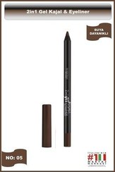 تصویر مداد چشم و خط چشم ژلی ۲در۱ دبورا شماره ۰۵ 