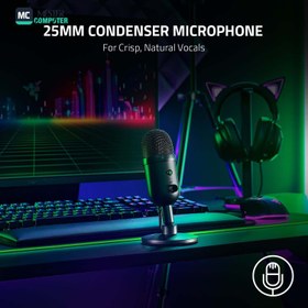 تصویر میکروفون استریم ریزر Seiren V2 X Razer Seiren V2 X Streaming USB Microphone