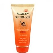 تصویر کرم ضد آفتاب حلزون جیگوت مدل اسنیل یووی سان بلاک با SPF50+ و PA+++ Jigott Snail UV Sun Block SPF5 