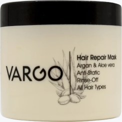 تصویر ماسک مو ترمیم کننده وارگو «Vargo » حاوی روغن آرگان و آلوئه ورا حجم 400 میل 