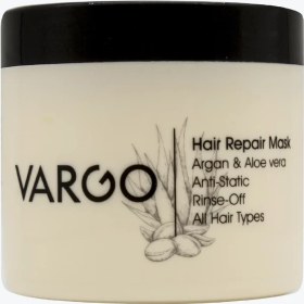 تصویر ماسک مو آلوئه ورا و روغن آرگان وارگو 400 میلی لیتر VARGO HAIR REAPAIR ARGAN & ALOE VERA MASK