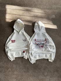 تصویر هودی شیکاگوبالز سفید 