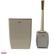 تصویر ست سطل و فرچه لیمون مدل 00231 رنگ سفید و نقره ای 