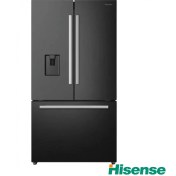 تصویر یخچال فریزر ساید بای ساید هایسنس مدل RF820N4WBU1 ظرفیت ۳۰ فوت 