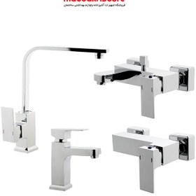 تصویر شیر حمام البرز روز مدل رایان کروم AlborzRooz Bath Faucet, Rayan Chrome