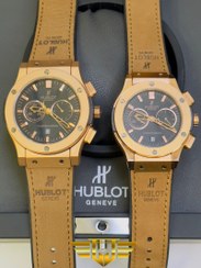 تصویر ساعت مچی هابلوت بند جیر شتری کورنوگراف / Hublot 