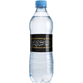 تصویر برچسب بطری آب آشامیدنی 500cc طرح از آب هم مضایقه کردند کوفیان (ارتفاع 4 سانتی متر) 