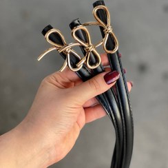 تصویر کمربند زنانه 1.5 سانت پاپیون 