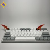 تصویر کیکپ کیبورد مکانیکال طرح بال اژدها 