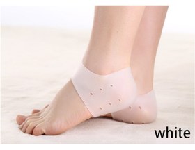 تصویر محافظ پاشنه پا با بند فیکساتور تسی مدل TH020 Silicone Heel Protector, TH020