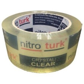 تصویر چسب پهن 5 سانتی 90 یارد 50 میکرون مارک نیترو ترک nitro turk کارتن 72 عددی 