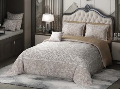 تصویر روتختی دونفره مخمل ژاکارد کد Rasa1 