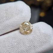 تصویر نگین سنگ موزانایت خوش رنگ اصلی کد 36921 