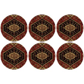 تصویر زیر لیوانی مدل C2-42456 بسته 6 عددی 