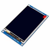 تصویر ماژول نمایشگر TFT لمسی تمام رنگ 3.5 اینچ دارای ارتباط SPI و چیپ درایور ILI9486 