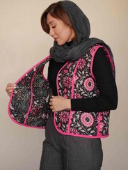 تصویر جلیقه باتیک پنبه‌دوزی مدل تیهو 