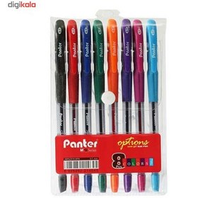 تصویر خودکار 8 رنگ پنتر سري M and G مدل Semi Gel ا Panter Semi Gel M and G Series 8 Color Pen Panter Semi Gel M and G Series 8 Color Pen