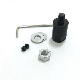 تصویر قطعه واسط نصب فرز اره ای روی موتور با شفت 5 میلیمتر Motor Shaft Coupler Sleeve for 5 mm Shaft Diameter