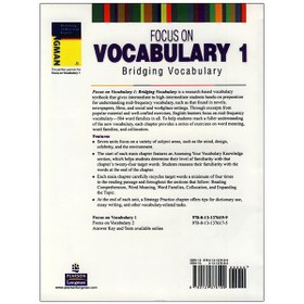 خرید و قیمت کتاب Focus on Vocabulary 1 اثر Norbert Schmitt انتشارات ...