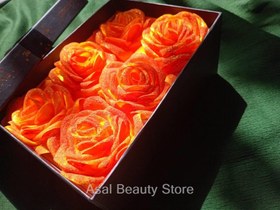 تصویر باکس گل روبانی باکس گل روبانی (نارنجی)