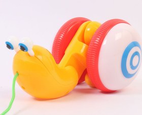 تصویر اسباب بازی حلزون موزیکال حرکتی Musical moving snail toy