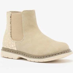 تصویر بوت‌های مچ‌دار با بافت دخترانه و زیپ دار برند flora bella by shoexpress Girls Textured Ankle Boots with Zip Closure