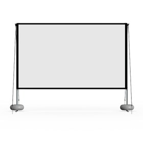 تصویر پرده نمایش ایستاده ونبو 100 اینچ مدل wanbo folding projector screen wanbo folding projector screen