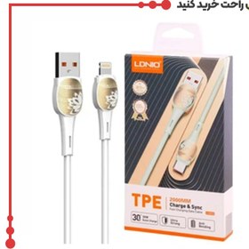 تصویر کابل شارژر الدینیو سیم گرد مدل LS832 micro 