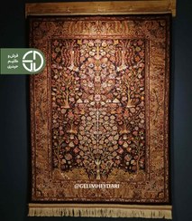 تصویر قالیچه دستباف مدل قشقایی نقشه درختی خاص کد 139800 Qashqai rug