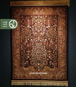 تصویر قالیچه دستباف مدل قشقایی نقشه درختی خاص کد 139800 Qashqai rug