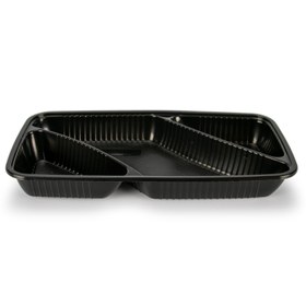 تصویر ظرف یکبار مصرف سه خانه کد 8003 