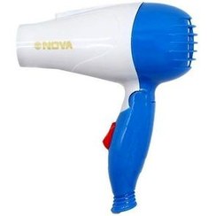 تصویر سشوار مسافرتی تاشو نووا مدل Nova NV-1290 Nova NV-1290 Mini Hair Dryer Foldable 1000W Hair Styling Blow Travel