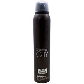 تصویر اسپری خوشبو کننده بدن مردانه Black Afghano حجم 200میل سلکشن سیتی Selection City Body Spray Black Afghano For Men 200ml